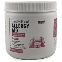 Paw & Heal - Allergy Aid For Dogs & Cats - 120 Soft Chews 300g - Chicken Flavor