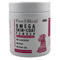 Paw & Heal - Omega 3 Skin and Coat Supplement Powder for Dogs - 115g